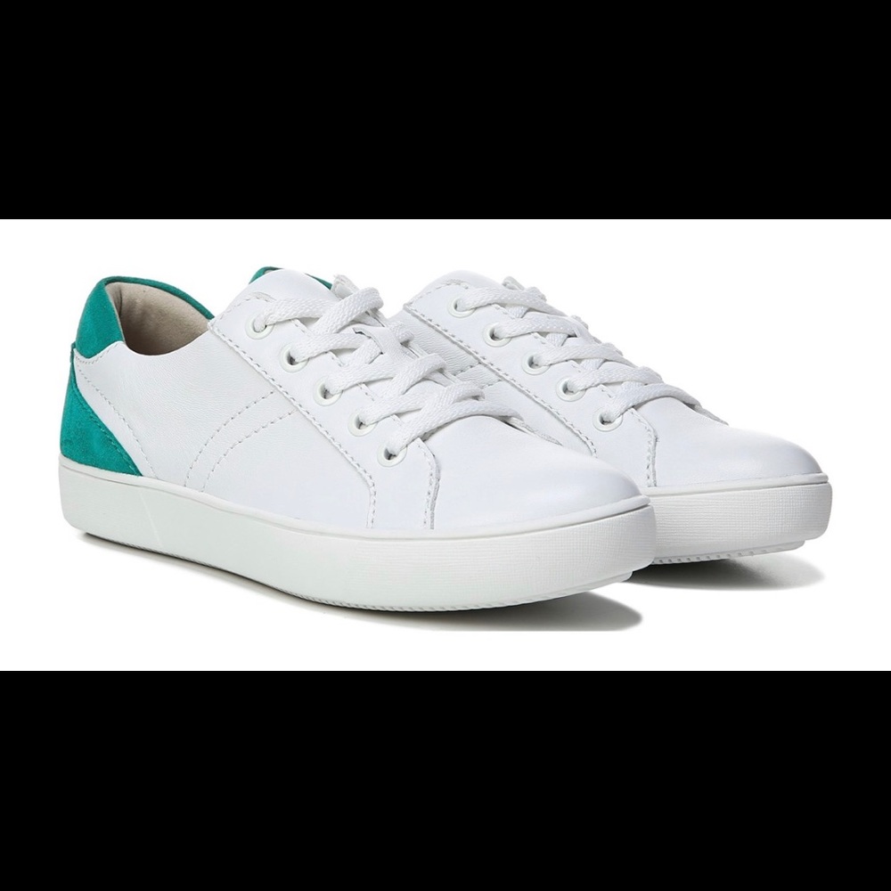 Naturalizer Morrison Sneaker, White/Green, W Sz 12